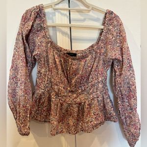J. Crew Floral Top